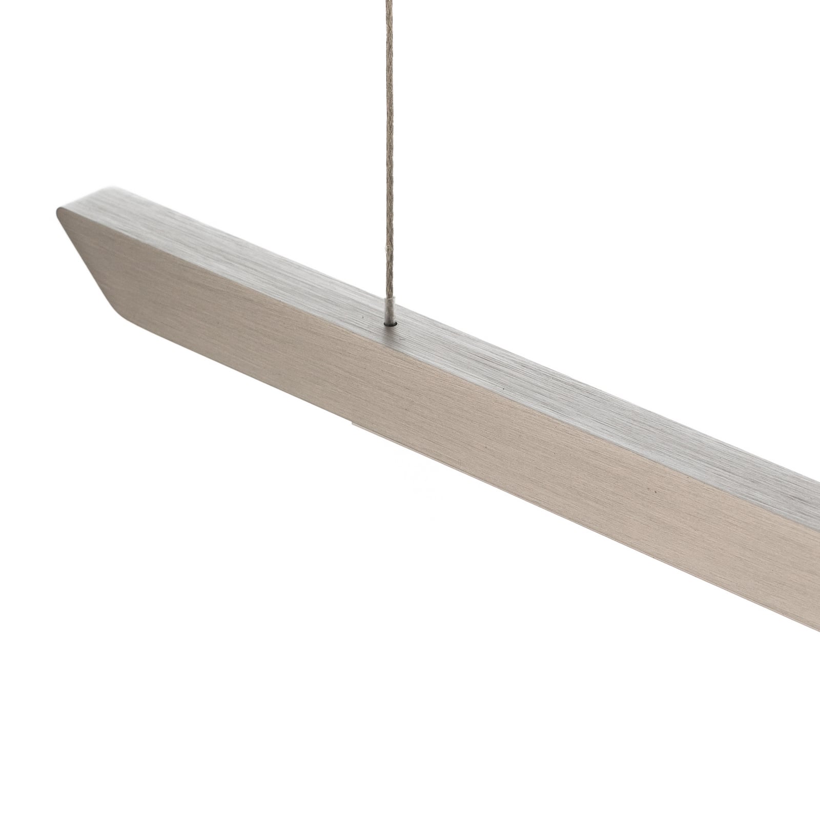 LED pendellampe Niara dimbar CCT aluminium 168 cm nærbilde av dimmekontroll