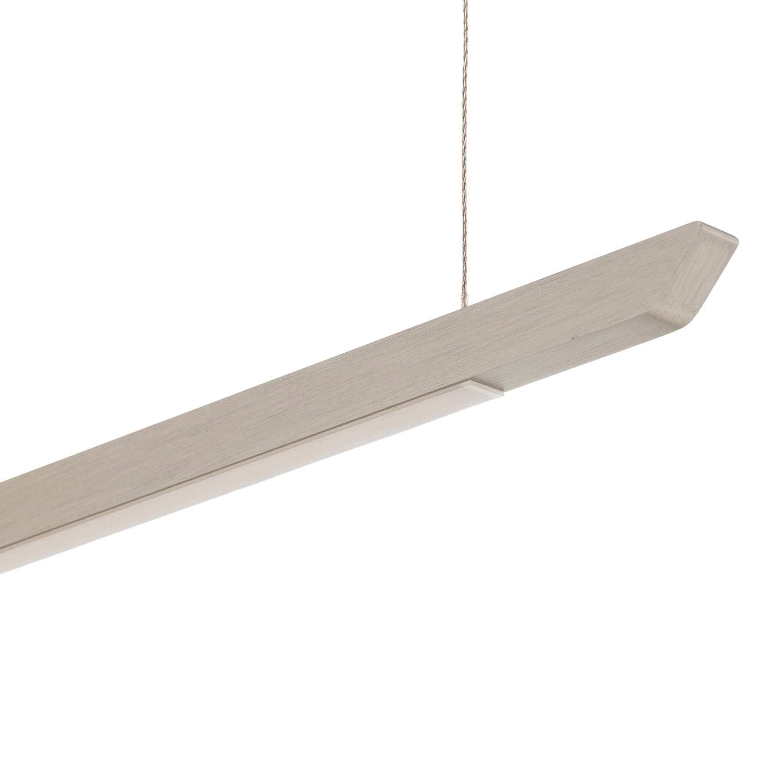 LED pendellampe Niara dimbar CCT aluminium 168 cm sideprofil