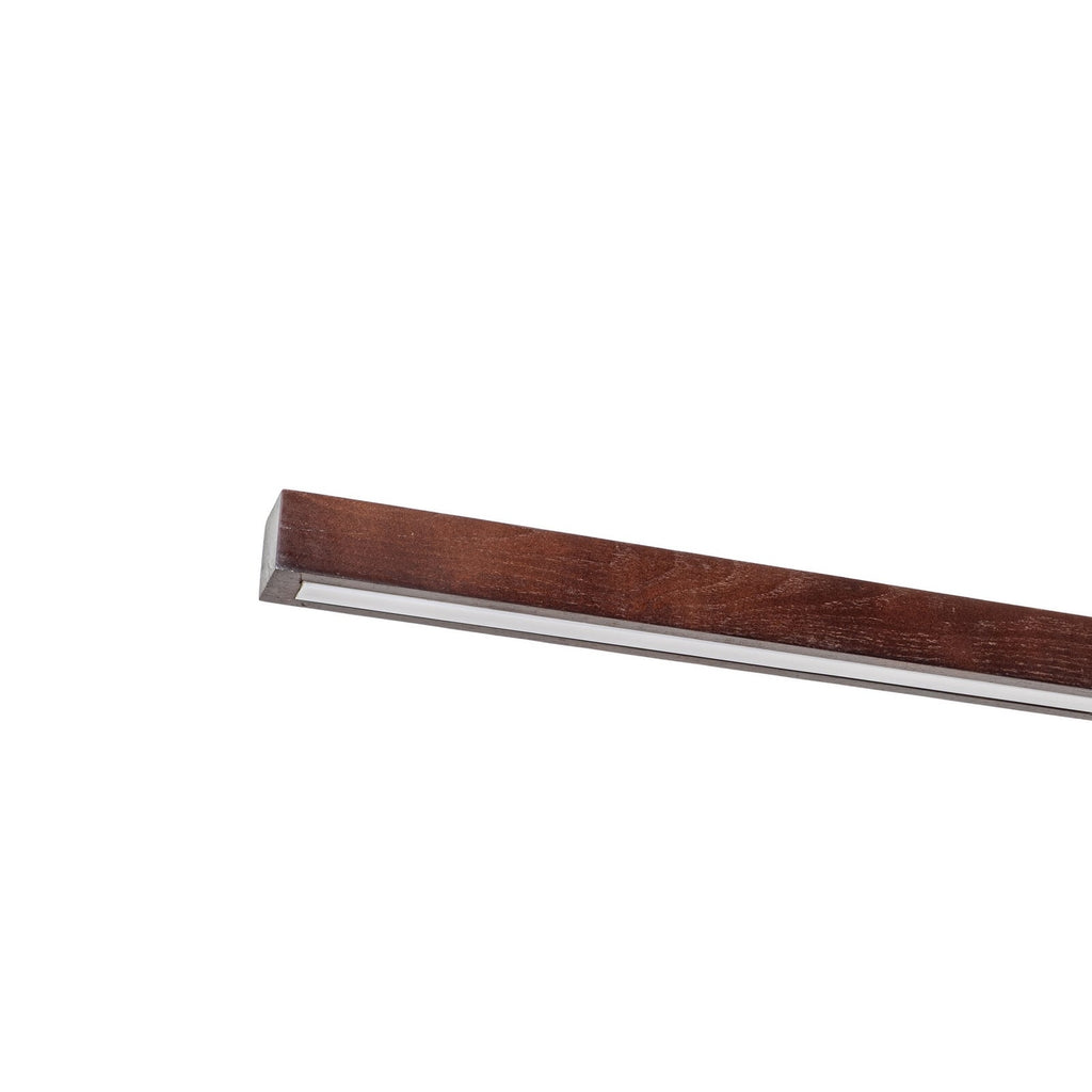 LED pendellampe Nihalo valnøtt dimbar CCT 122 cm justerbar høyde