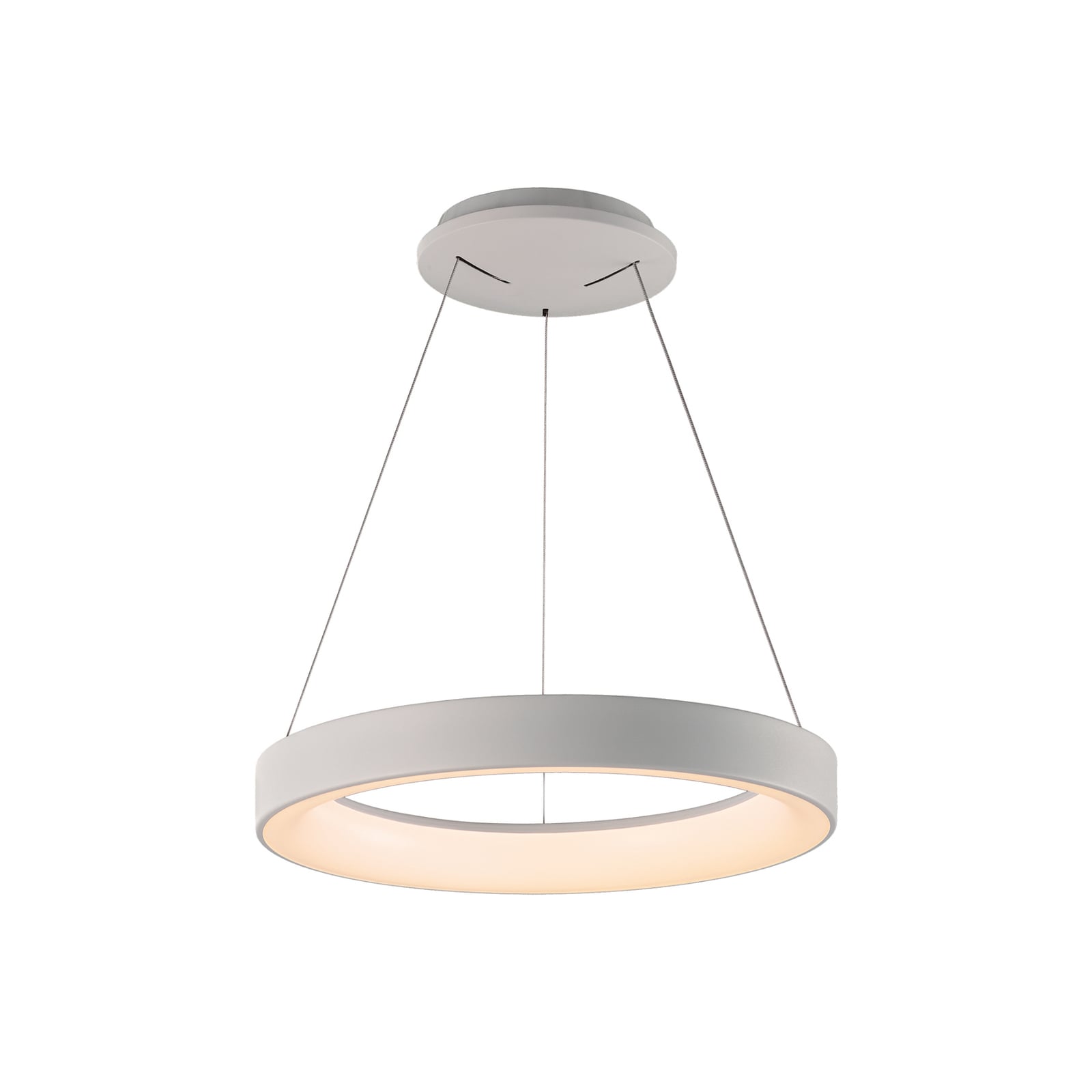 LED pendellampe Niseko II CCT fjernkontroll Ø38 cm hvit detalj