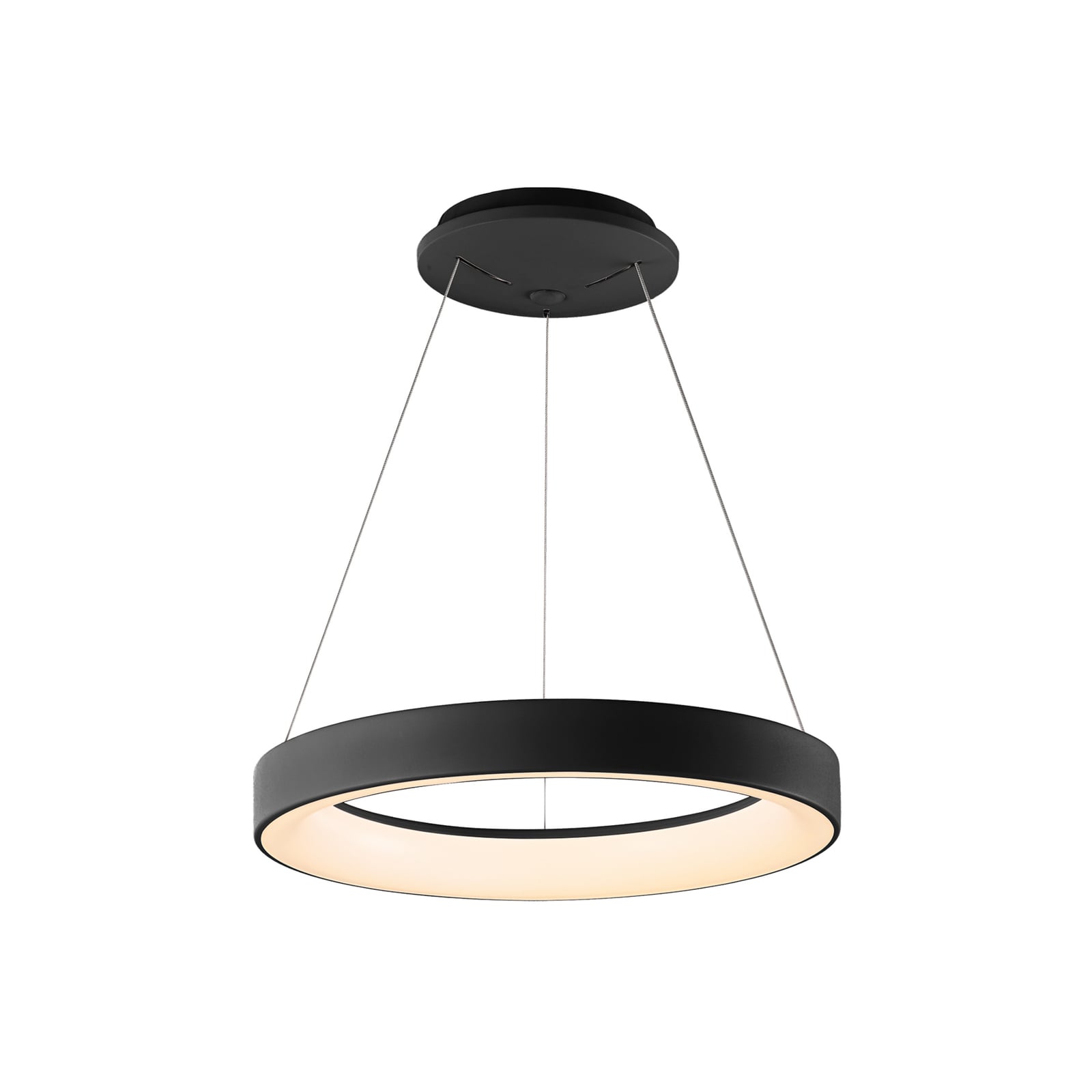 LED pendellampe Niseko II svart detalj og fjernkontroll