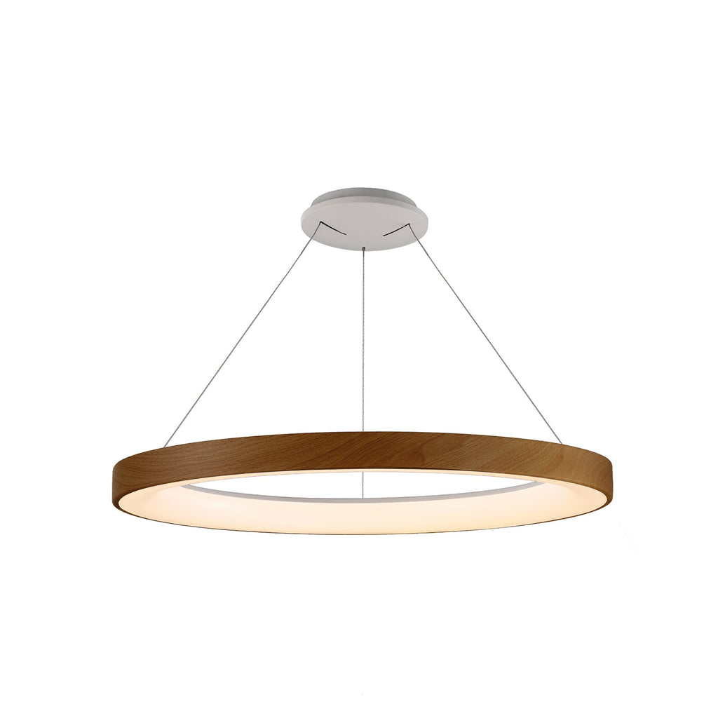 LED pendellampe Niseko II trefarget Ø65 cm detalj