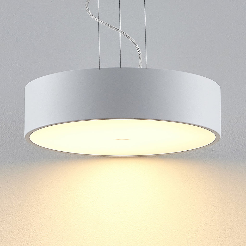 LED pendellampe Noabelle dimbar hvit metall bakside