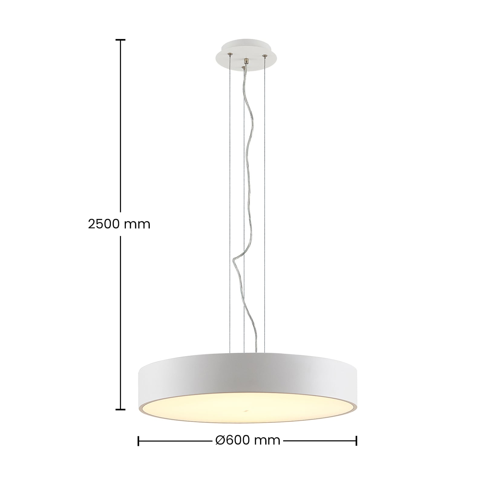 LED pendellampe Noabelle justerbar opphengslinje