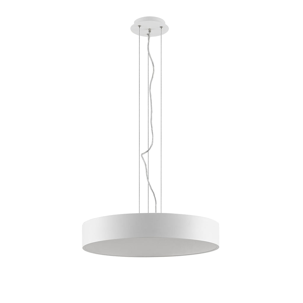 LED pendellampe Noabelle hvit metall med minimalistisk design