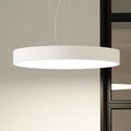 LED pendellampe Noabelle hvit metall dimbar Ø80 cm forfra