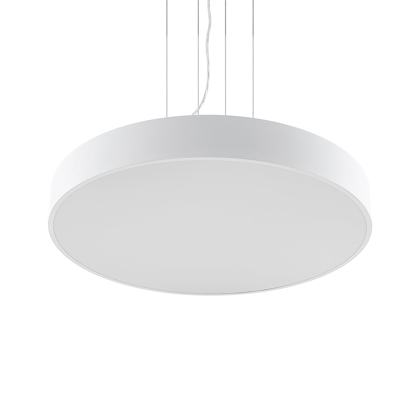 LED pendellampe Noabelle hvit metall dimbar Ø80 cm nærbilde