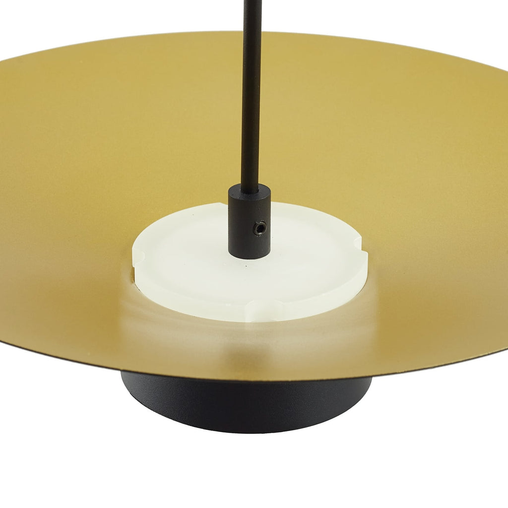 LED pendellampe Norvind 2-lys dimbar svart Ø25 cm metallfinish