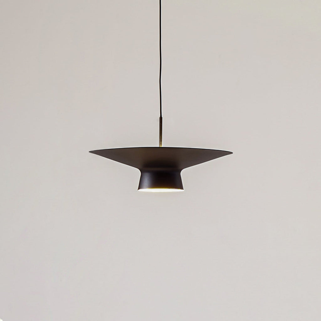 LED pendellampe Norvind 2-lys dimbar svart Ø25 cm forfra