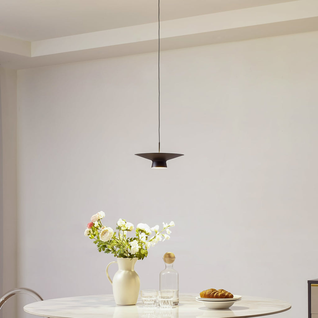 LED pendellampe Norvind 2-lys dimbar svart Ø25 cm bakside