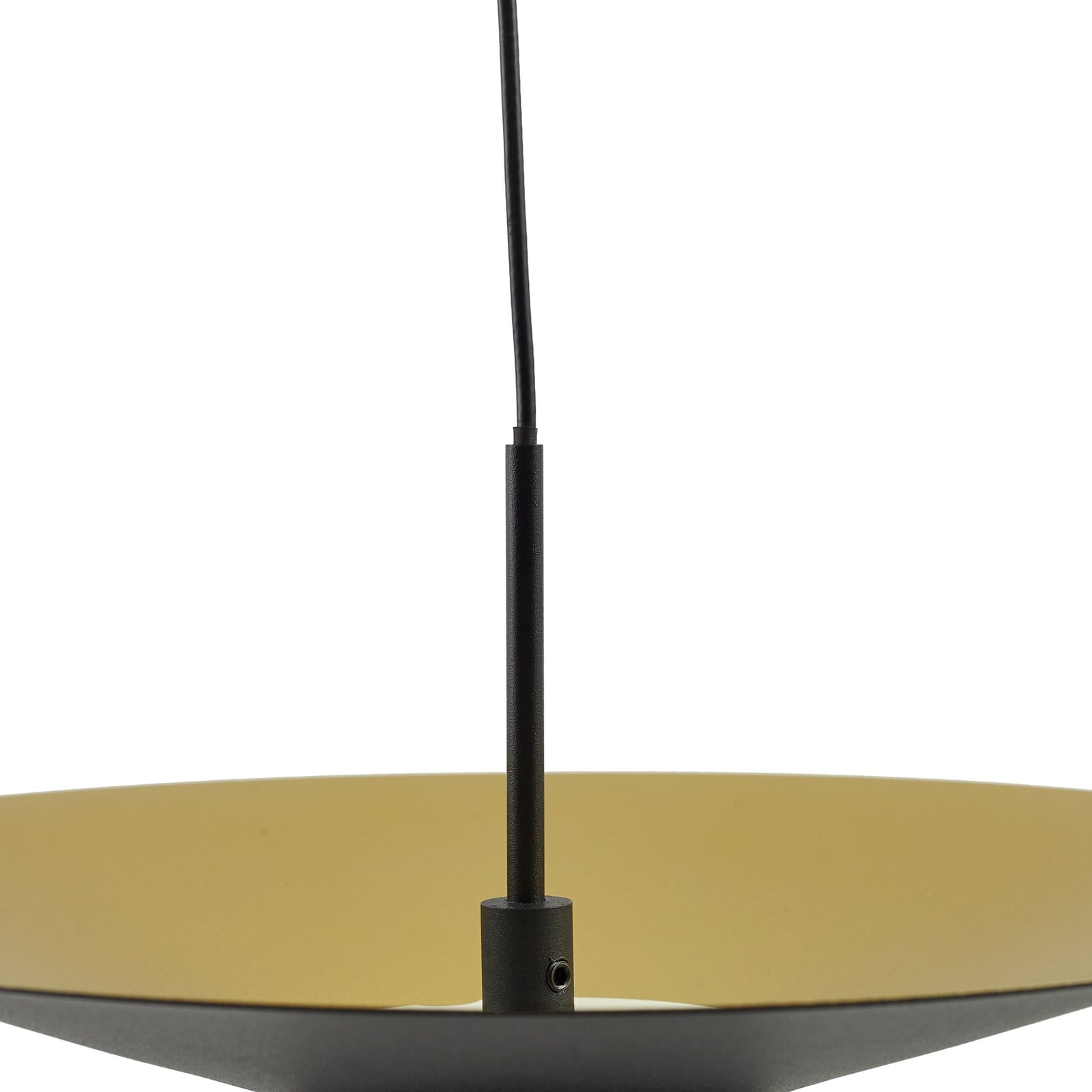 LED pendellampe Norvind 2-lys dimbar svart Ø25 cm oppheng detalj