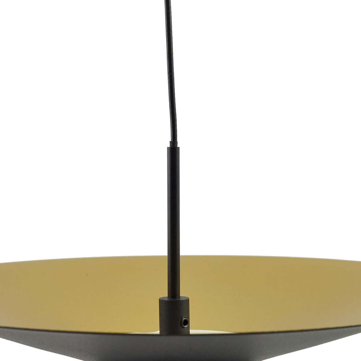 LED pendellampe Norvind 2-lys dimbar svart Ø25 cm oppheng detalj