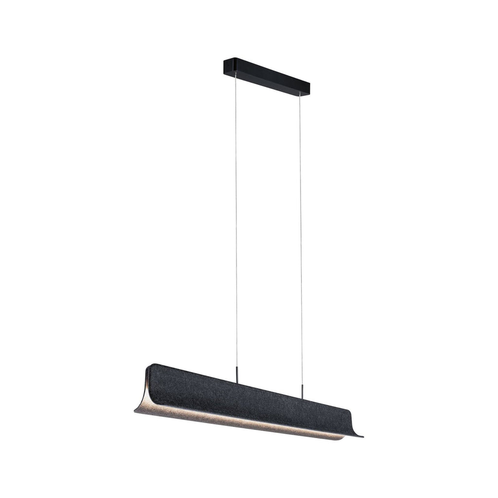 LED pendellampe Noyan filt antrasitt 100 cm dimbar bakside