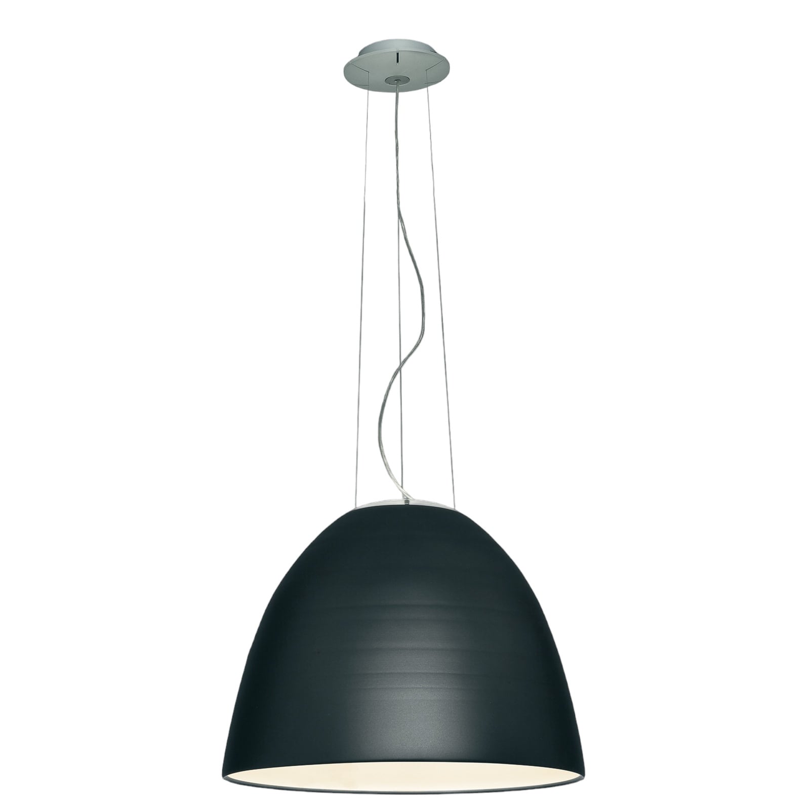 LED pendellampe Nur App antrasitt Ø55 cm dimbar detalj