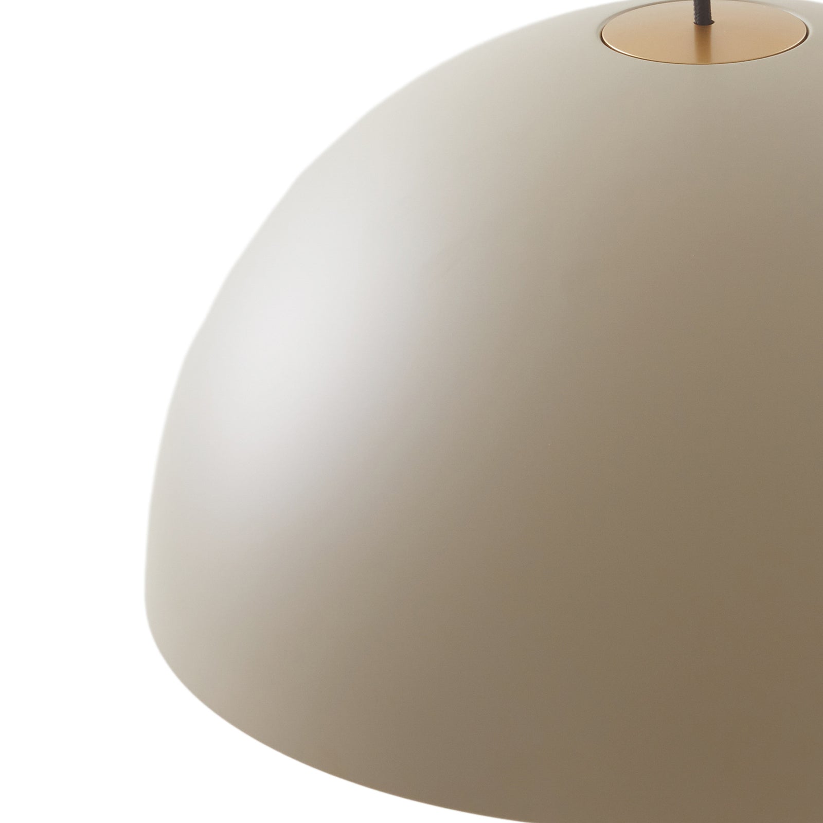 LED pendellampe Nymara beige aluminium underside