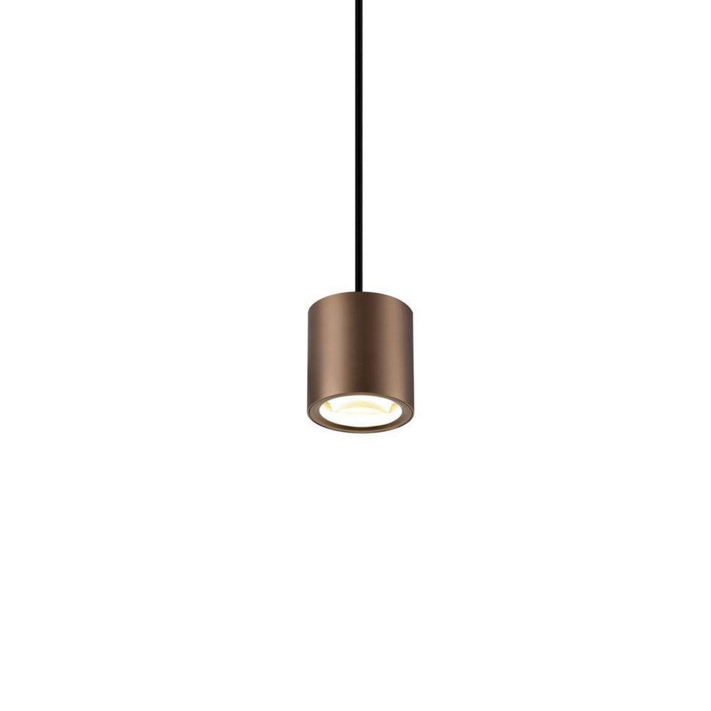 LED pendellampe Oculus dimbar kobber forfra