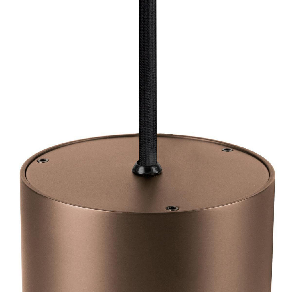 LED pendellampe Oculus dimbar kobber montert i rom