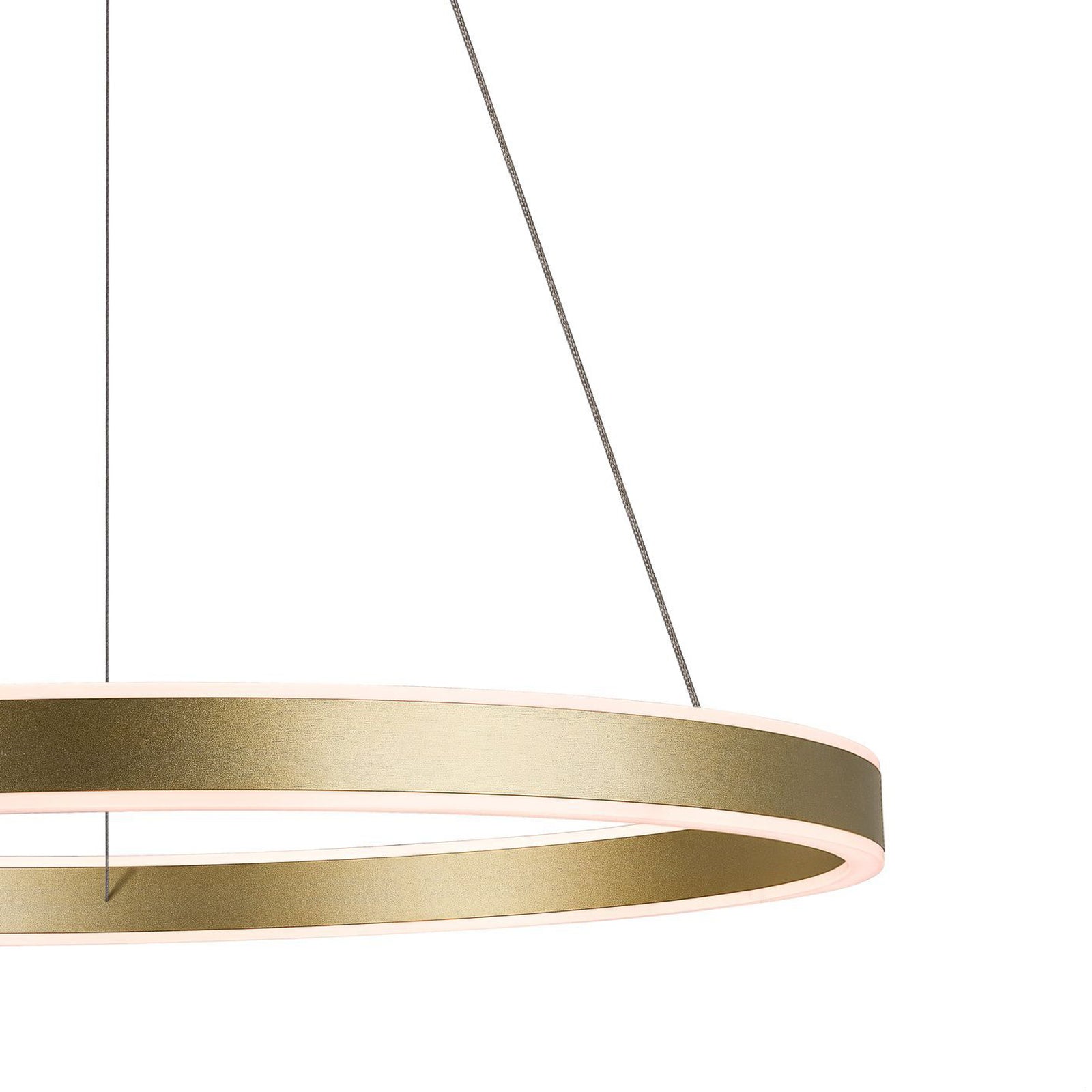 LED pendellampe One 60 messing CCT dimbar Ø60 cm bakside