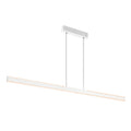 LED pendellampe One Linear dimbar aluminium 140 cm forfra