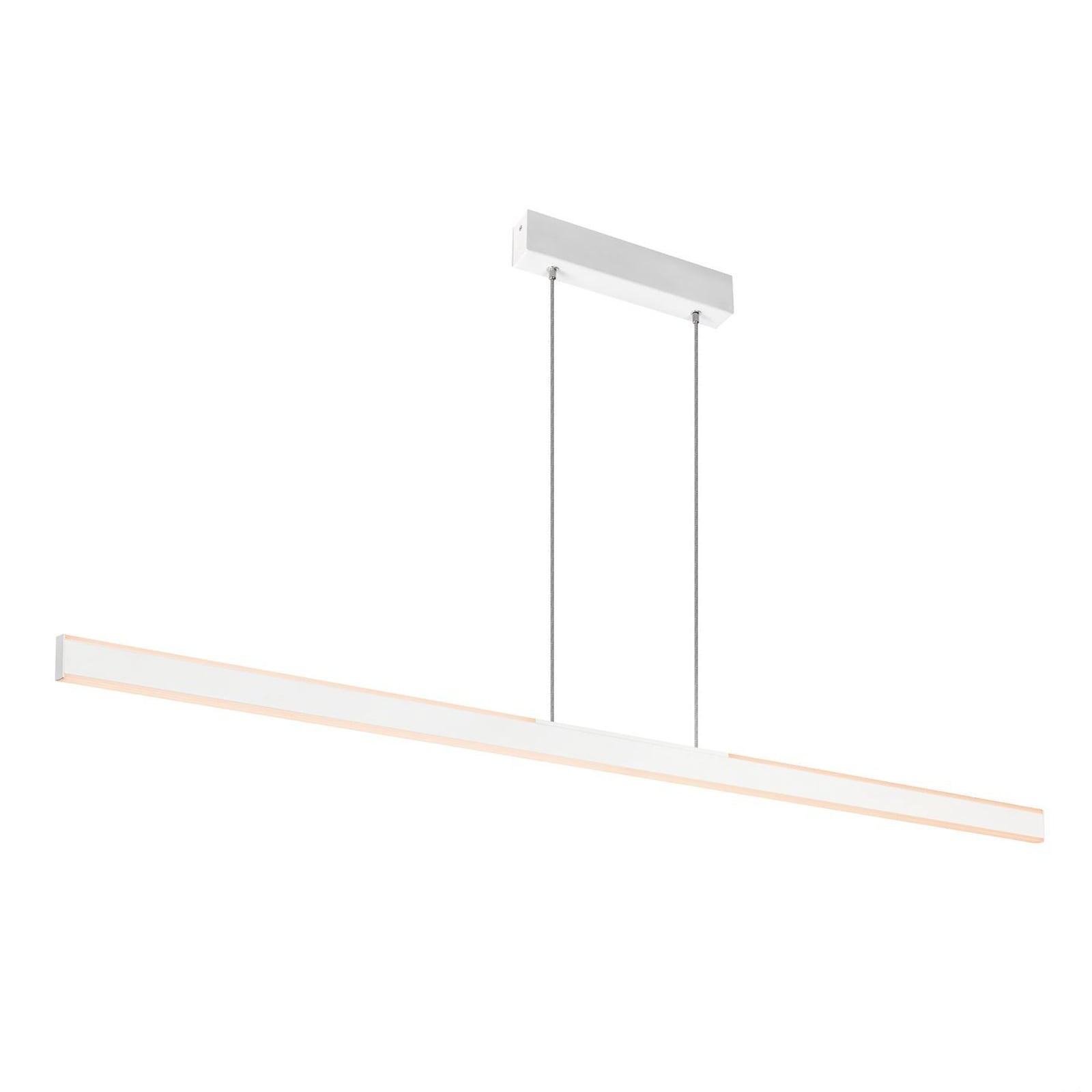 LED pendellampe One Linear dimbar aluminium 140 cm forfra