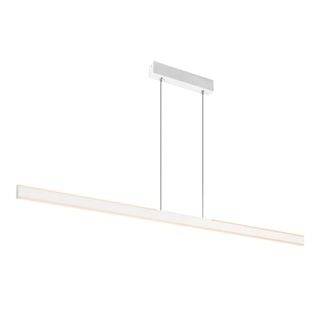 LED pendellampe One Linear dimbar aluminium 140 cm forfra