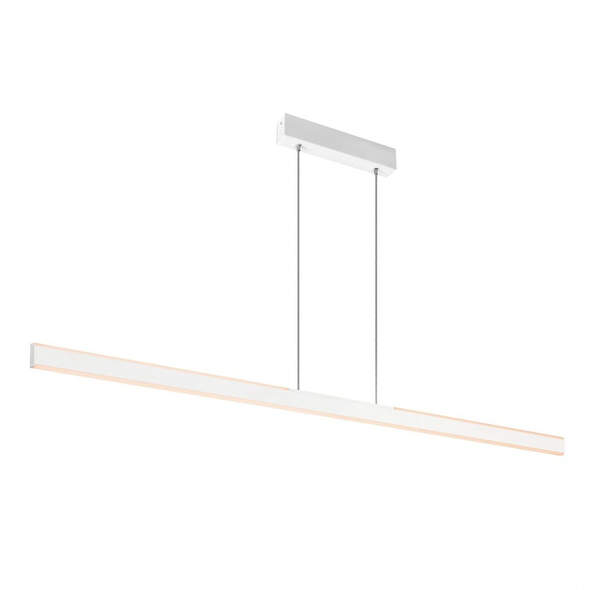 LED pendellampe One Linear dimbar aluminium 140 cm forfra