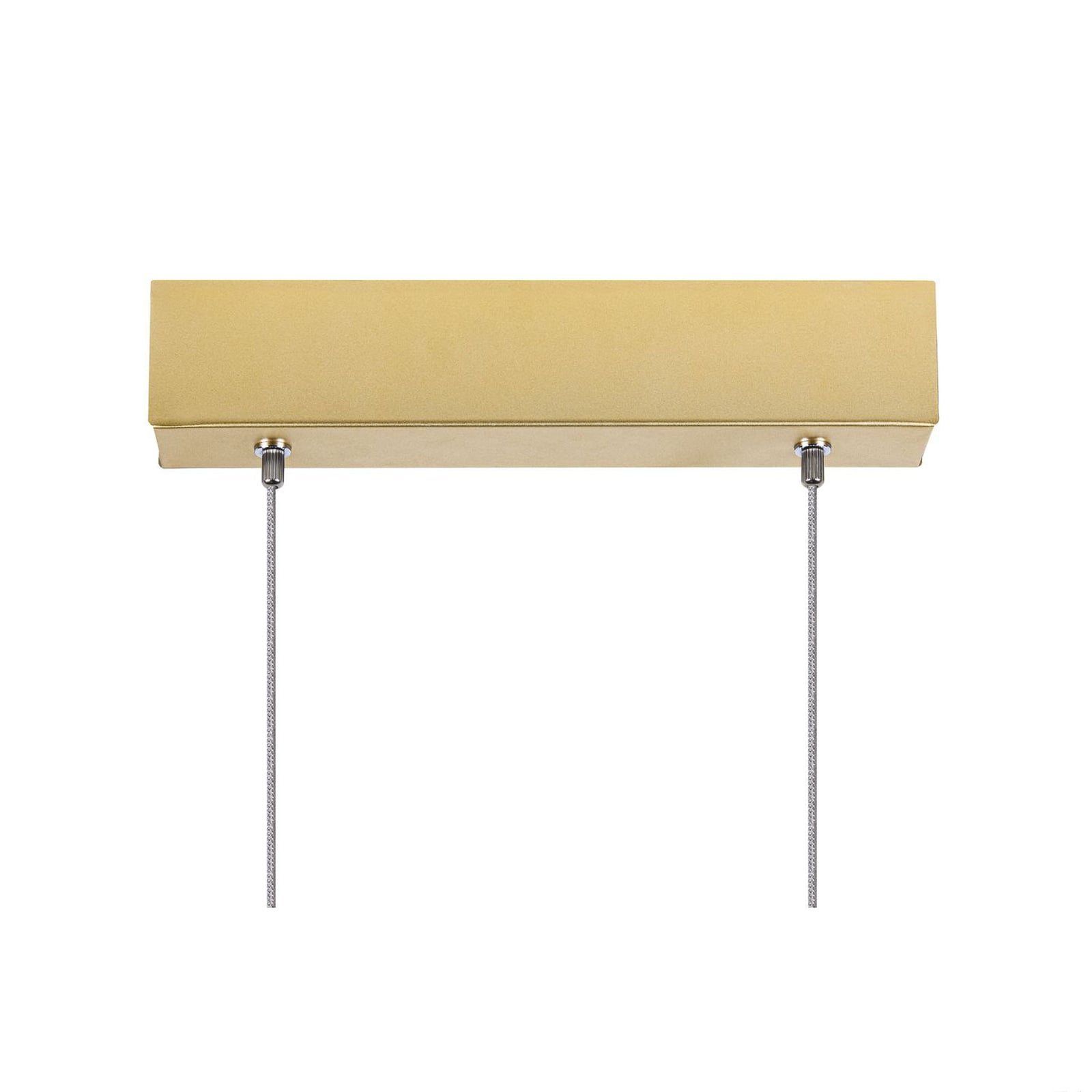 Nærbilde av LED pendellampe One Linear dimbar messing 140 cm