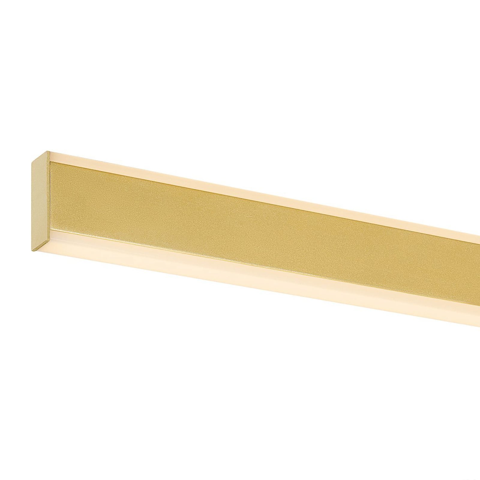 LED pendellampe One Linear dimbar messing 140 cm med CCT-bryter