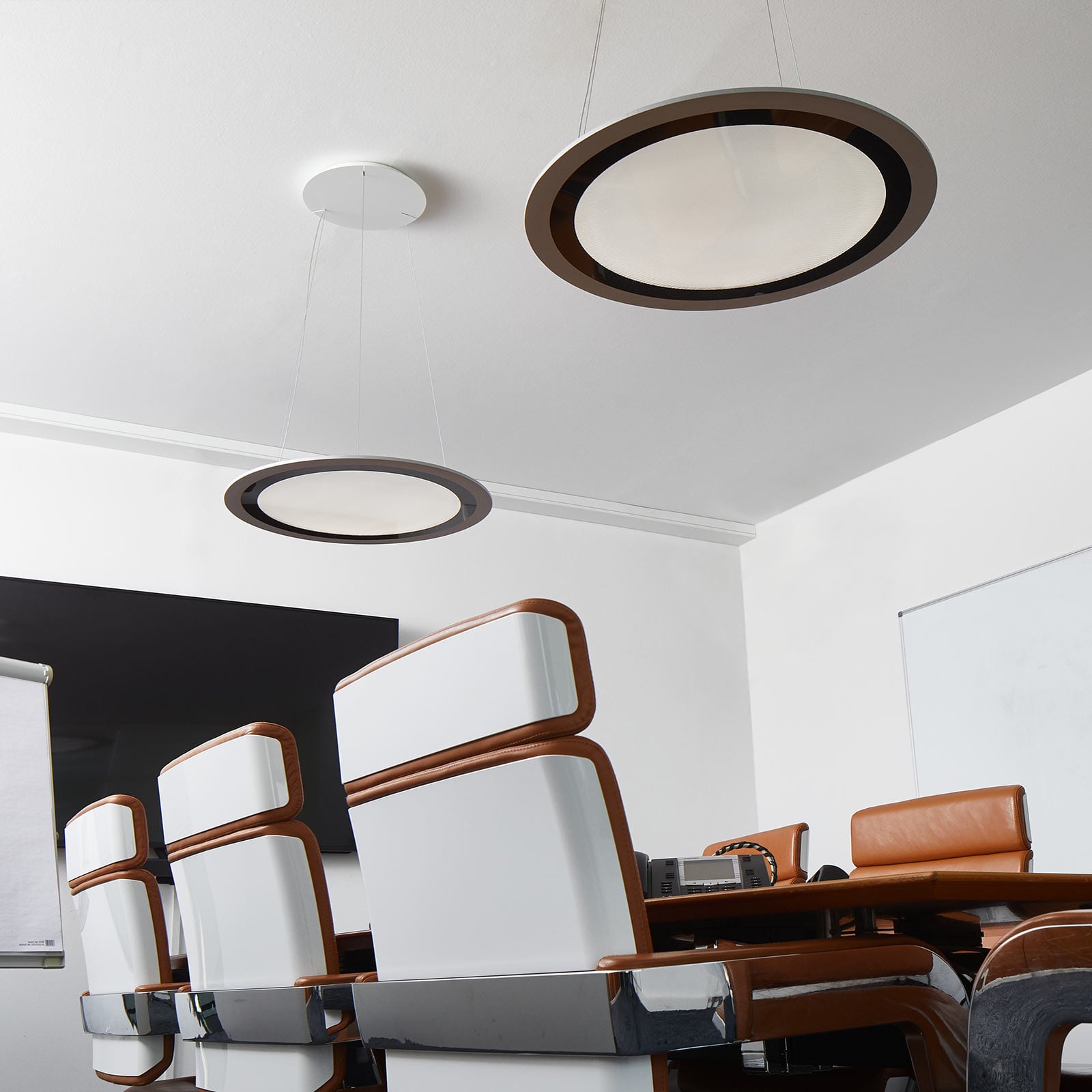 Detalj av LED pendellampe Onyxx Circular dimbar