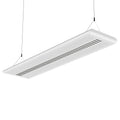 LED pendellampe Optico dimbar DALI hvit 89,3W 124,5 cm front