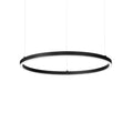 LED pendellampe Oracle Slim rund Ø70 cm svart sett forfra