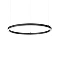 LED pendellampe Oracle Slim svart aluminium Ø90 cm 3000K front