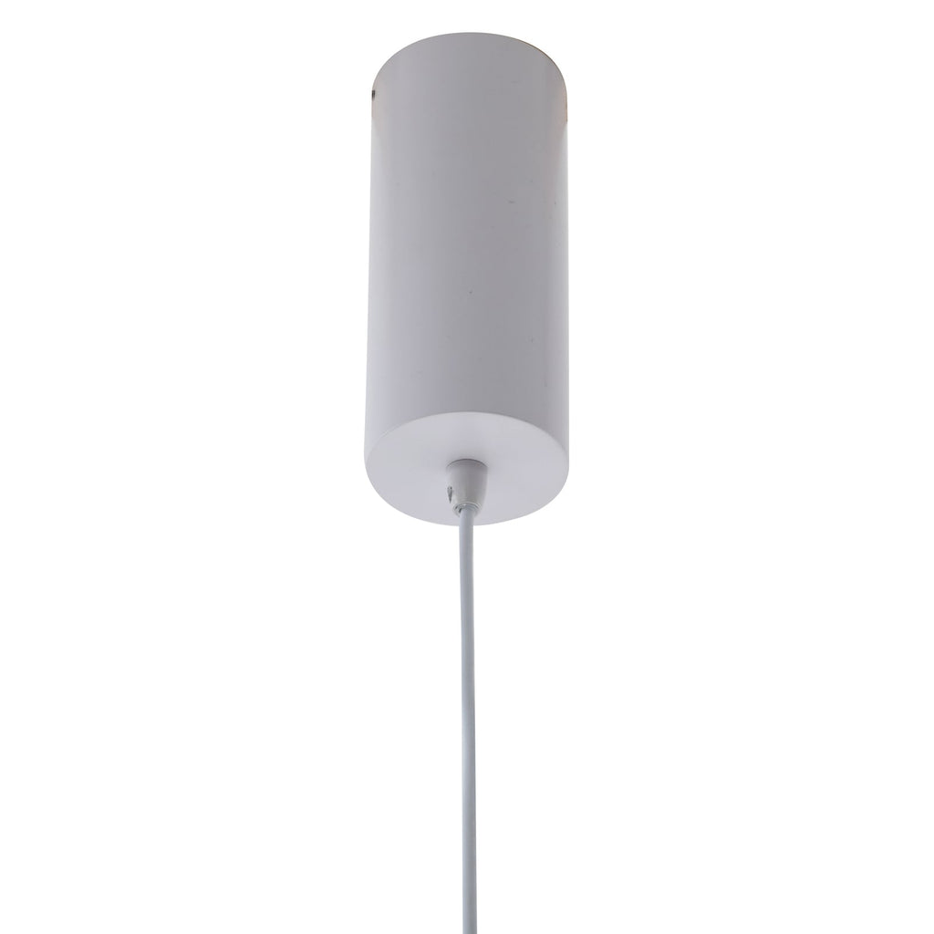 LED pendellampe Orasa glass hvit/klar Ø43 cm oppheng