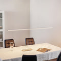 LED pendellampe Orix hvit 150 cm CCT med fjernkontroll forfra