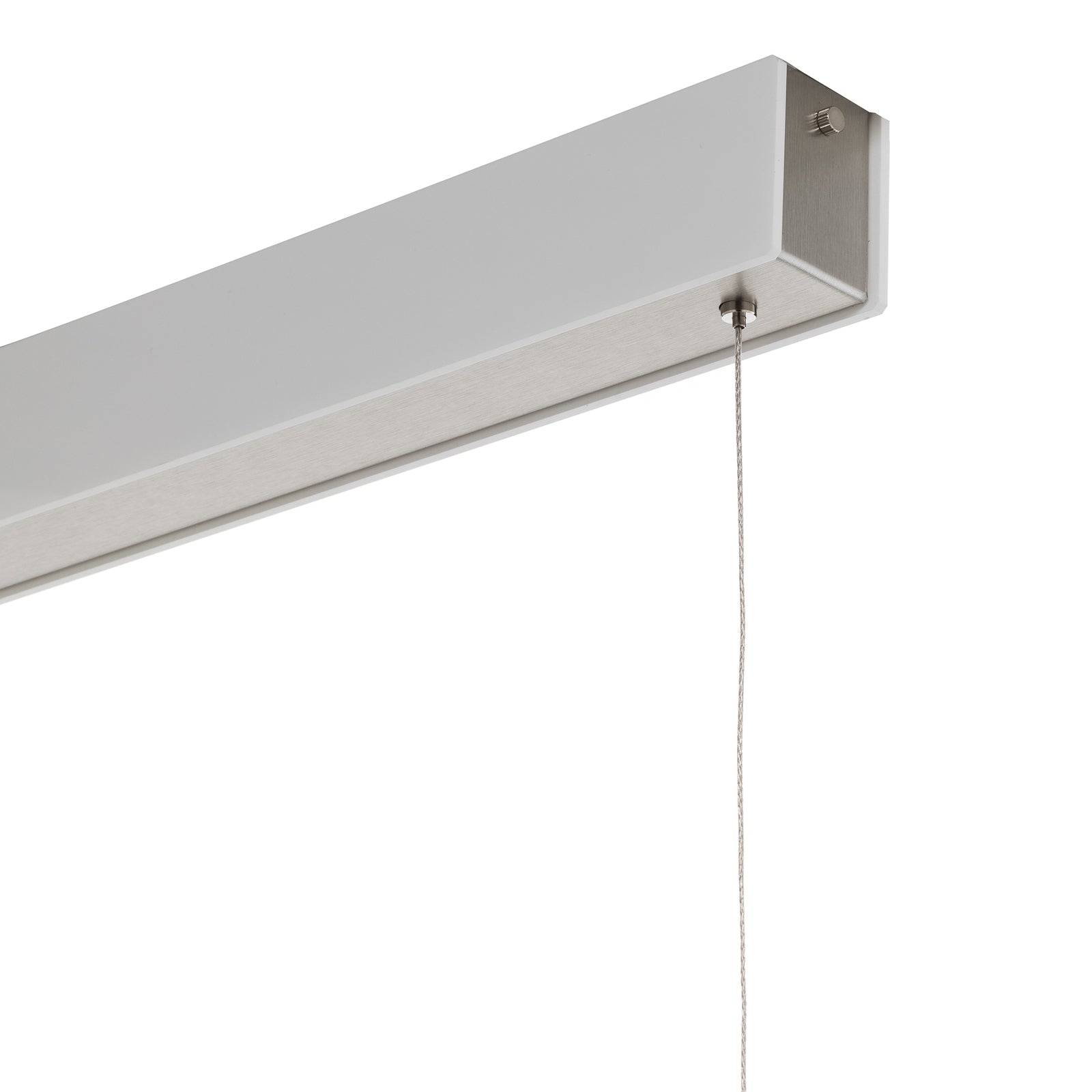 LED pendellampe Orix hvit 150 cm CCT sideprofil