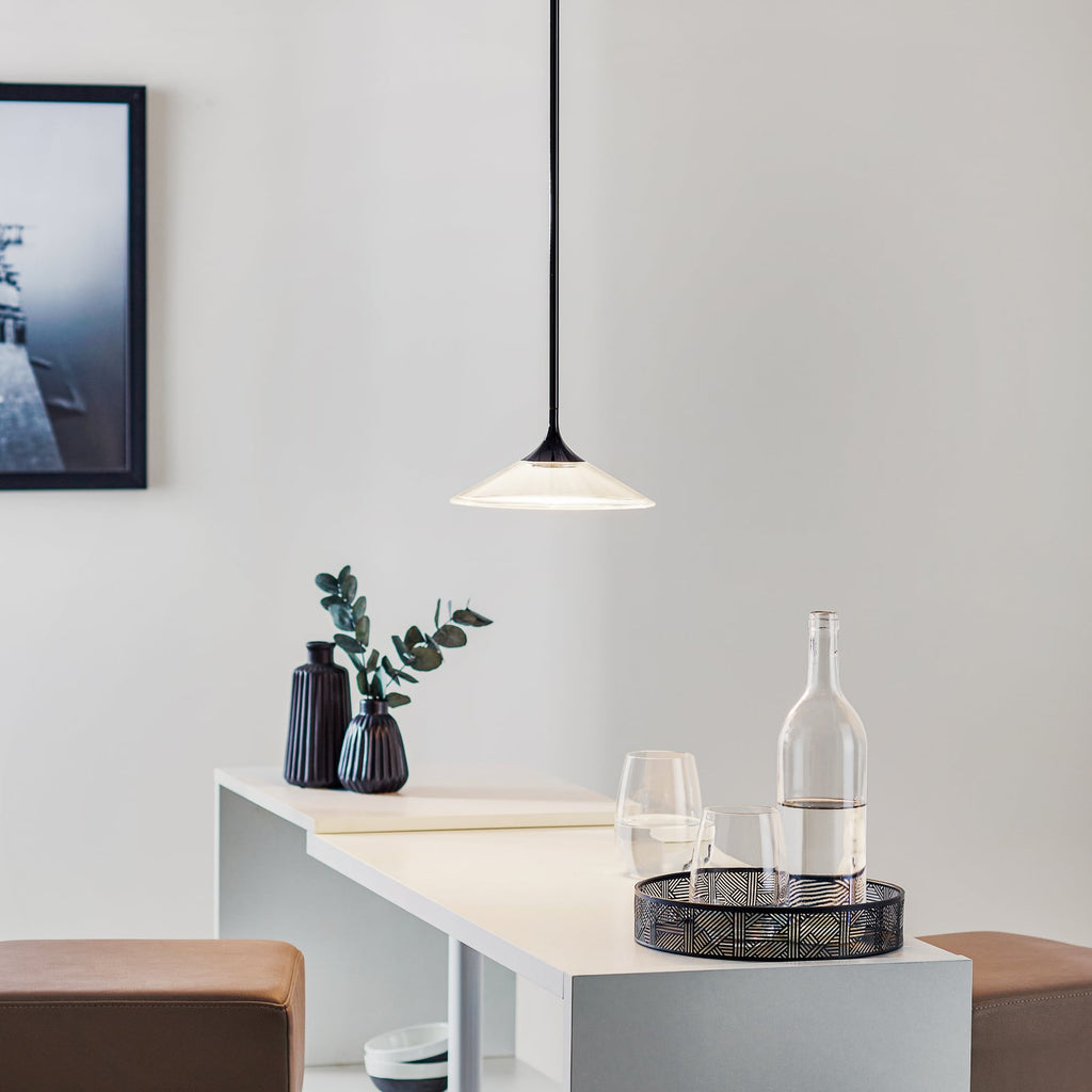 LED pendellampe Orsa 21 metakrylat Ø21 cm bakside
