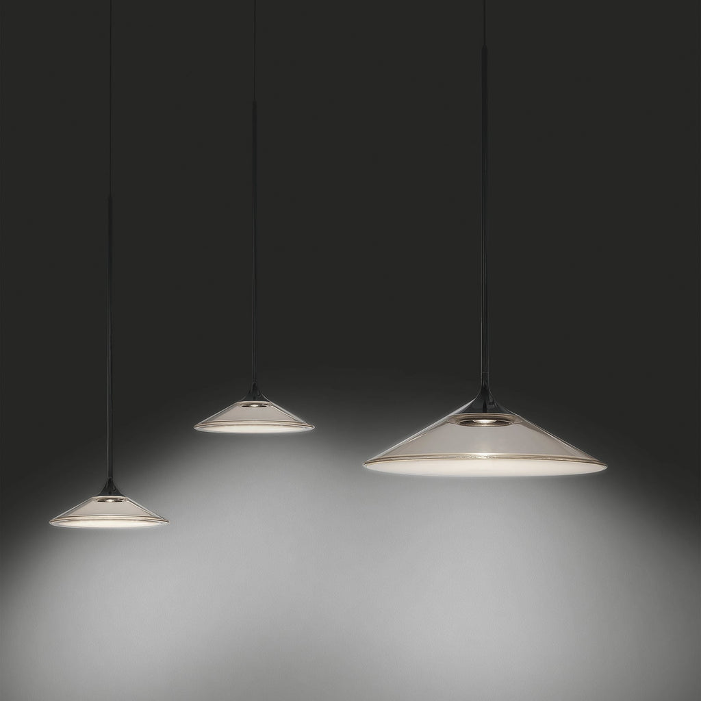 LED pendellampe Orsa 35 dimbar Ø34,5 cm 17W montert i rom