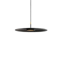 LED pendellampe Overfly Plus dimbar svart Ø55 cm forfra