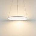 LED pendellampe PANEL ring hvit Ø63 cm CCT dimbar forfra
