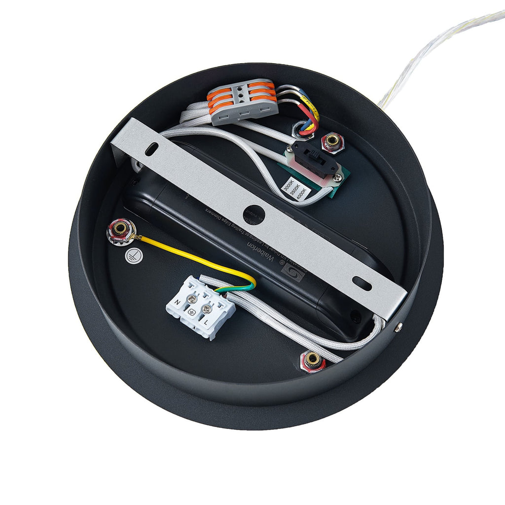 LED pendellampe PANEL ringformet svart Ø63 cm dimbar CCT 50W - Deko-Light