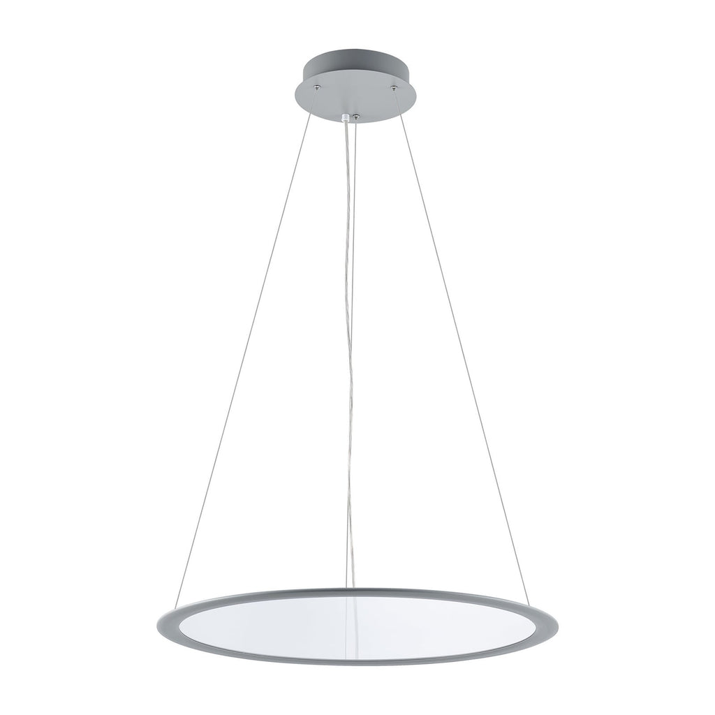 LED pendellampe PANEL rund grå bakside