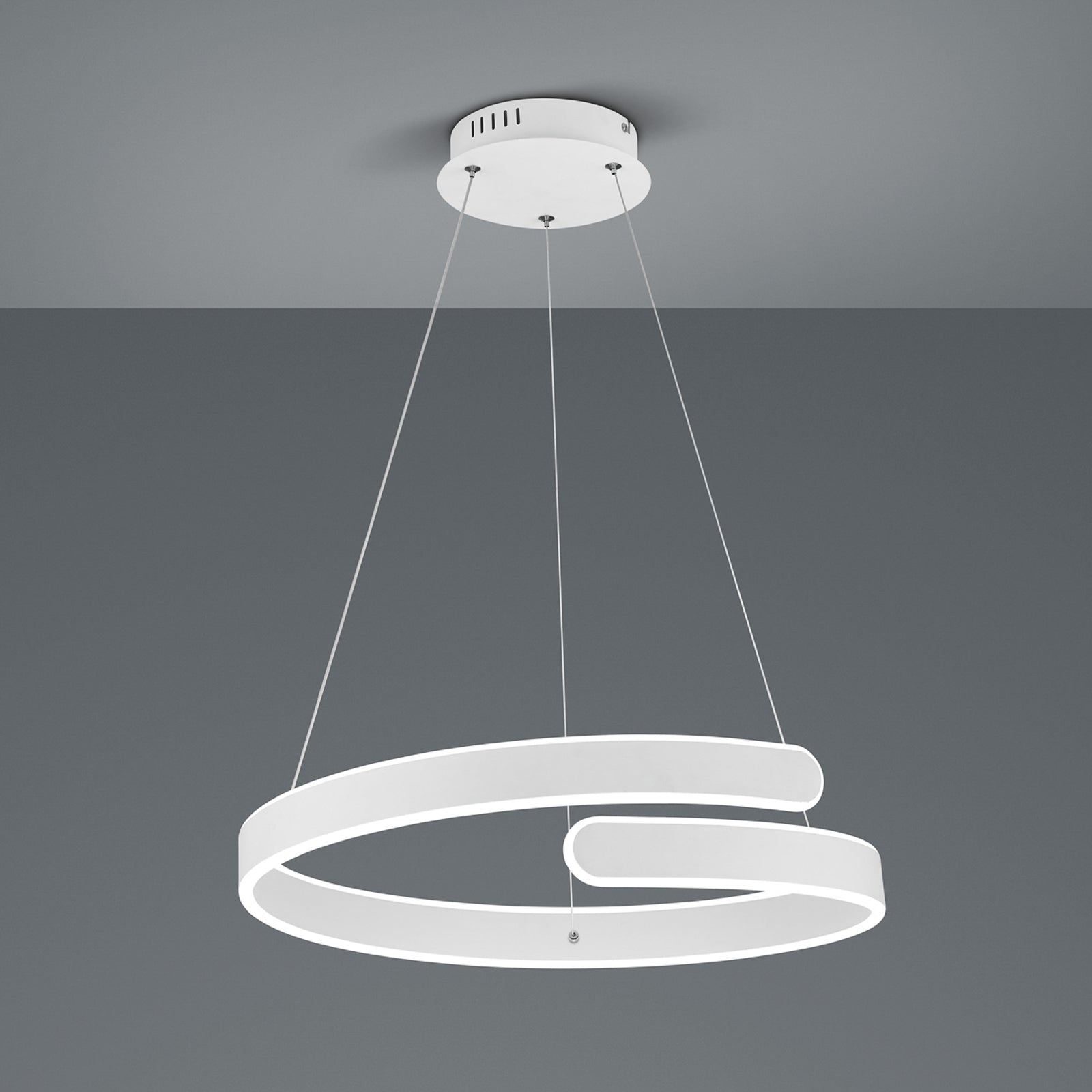 LED pendellampe Parma dimbar hvit Ø50 cm 37W nøytralhvit bakside