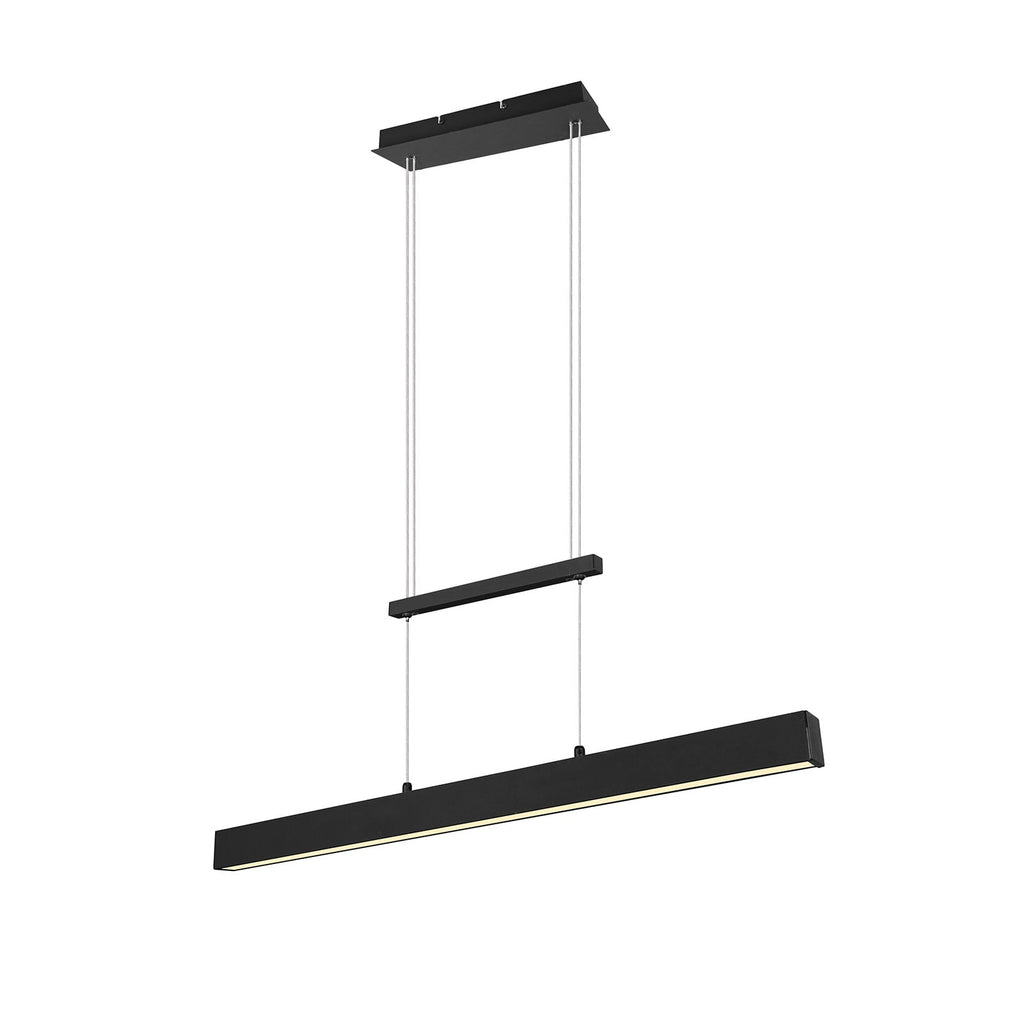 LED pendellampe Paros dimbar svart 90 cm 32W bakside