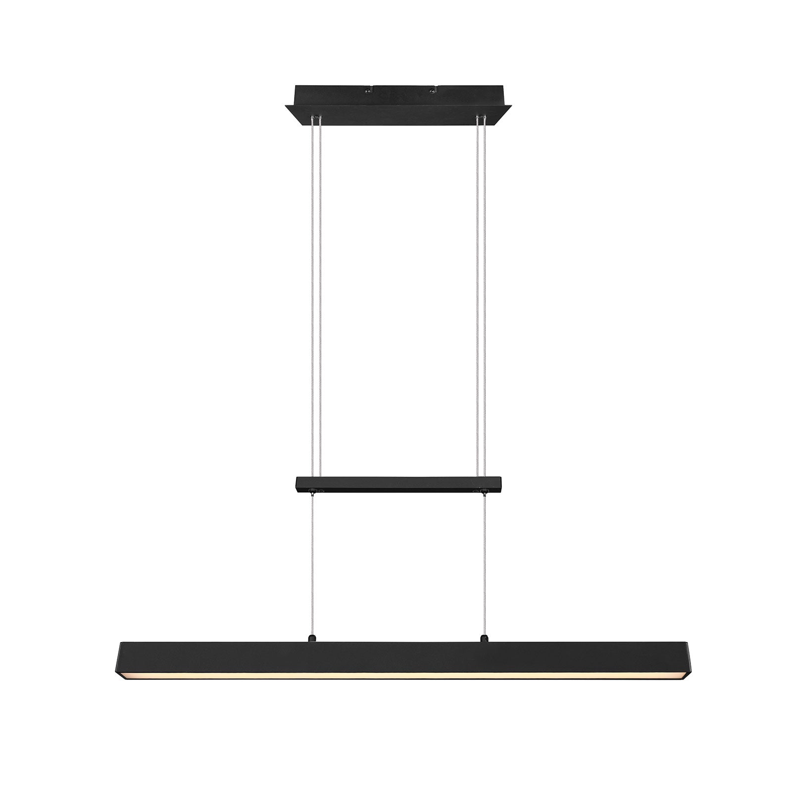 LED pendellampe Paros dimbar svart 90 cm 32W lyssetting opp og ned