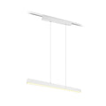 LED pendellampe Paros DUOline dimbar hvit matt 90 cm forfra