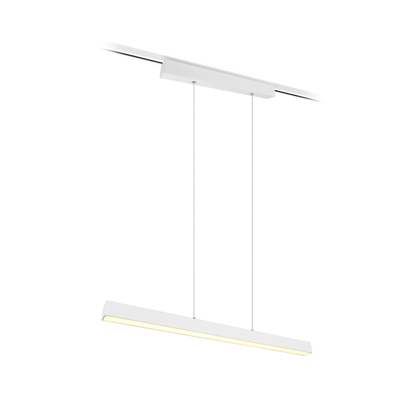 LED pendellampe Paros DUOline dimbar hvit matt 90 cm forfra