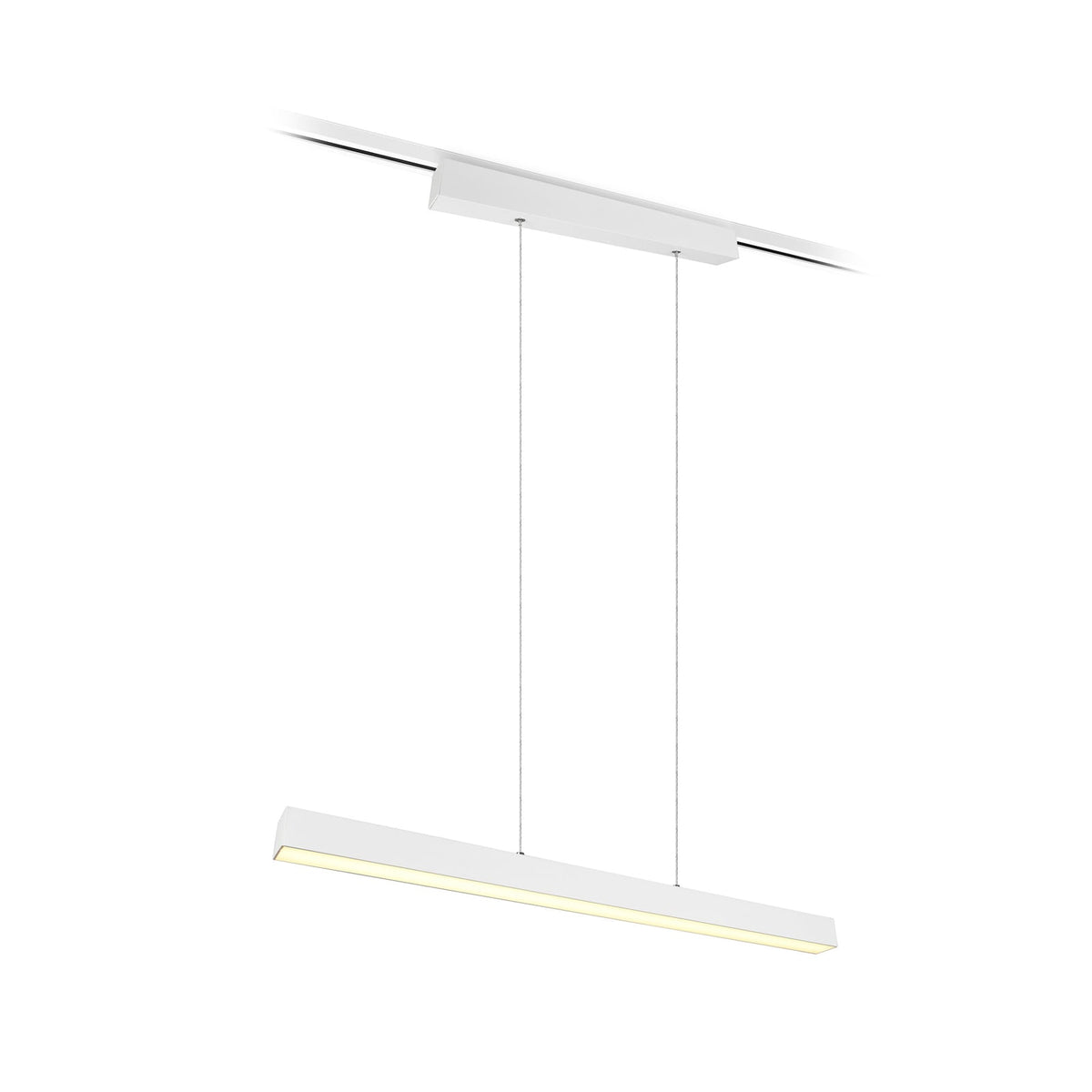 LED pendellampe Paros DUOline dimbar hvit matt 90 cm forfra