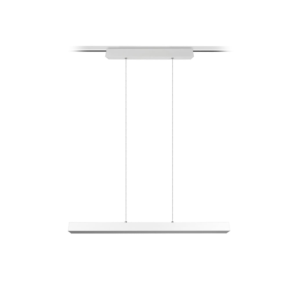 LED pendellampe Paros DUOline dimbar hvit matt 90 cm bakside