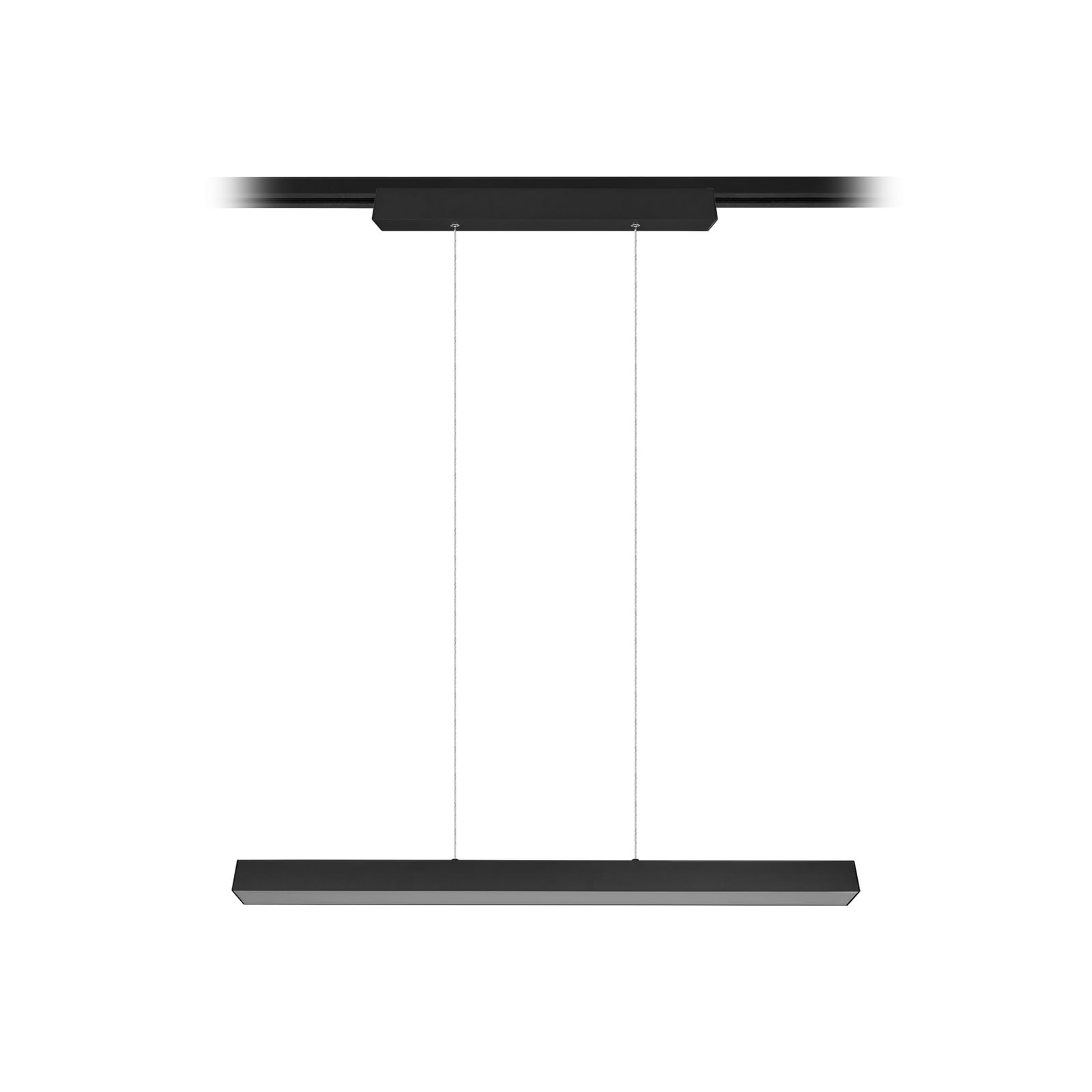 LED pendellampe Paros DUOline dimbar svart 90 cm 29W bakside