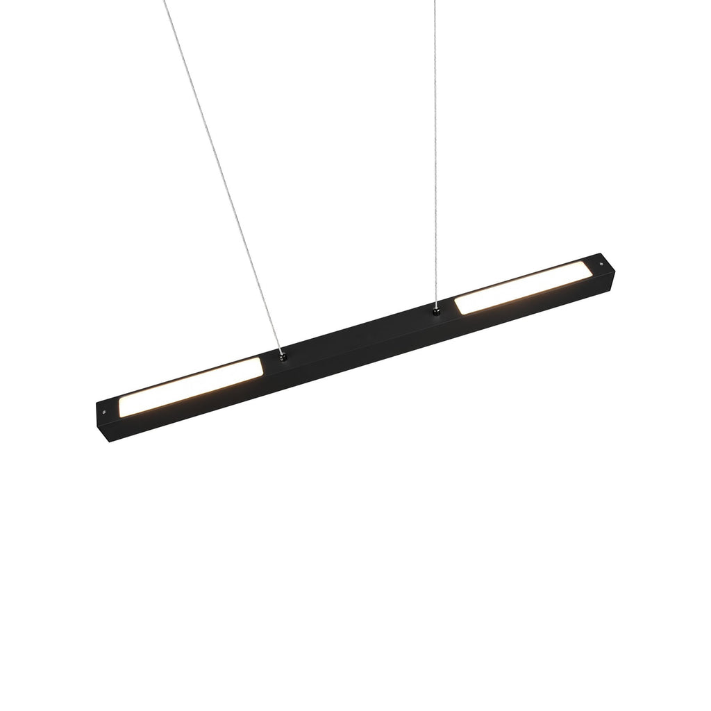 Montert LED pendellampe Paros DUOline dimbar svart 90 cm 29W